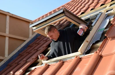 Pose de fenêtres de toit Velux à Lédat